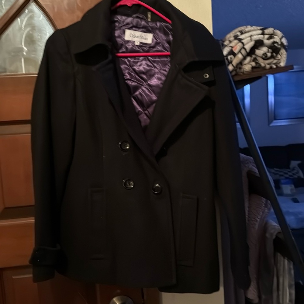 Calvin Klein pea coat.